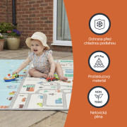 Multifunkčná obojstranná penová skladacia podložka 180 x 120 cm Forest Zopa