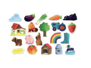 Vilac Drevené magnetky vidiek