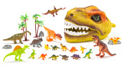 Dinosauria hlava s figúrkami DINO