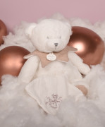 Darčeková sada Plyšový medvedík s dečkou 30 cm ružový Doudou