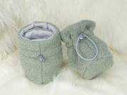 Capačky Teddy fleece double Olive olivová Esito