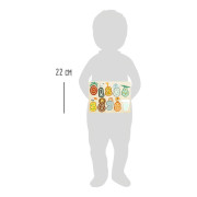 Vkladacie puzzle čísla Safari small foot