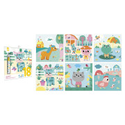 My arts&crafts Mini Zamatové omaľovánky Farma od 18 mesiacov Janod