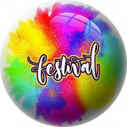 Lopta festival farieb 22 cm