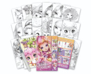 Maľovanky akvarelovej farby set Nebulous Stars