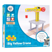 Veľký žeriav žltý Bigjigs Rail