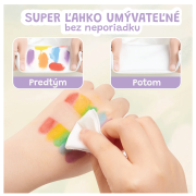 Kreatívna kniha Maľovanie prstami s pečiatkami Jarmelo