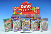 Puzzle Dinosaury 60 dielikov+figúrka v krabičke
