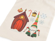 Vianočné darčekové vrecúško 30x40 cm