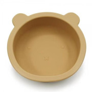 Silikónová miska s prísavkou Macko 12 cm