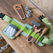 Playful Wood drevený opasok s náradím 11 ks