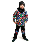 Detské softshellové nohavice Duo Play of colors čierne Esito