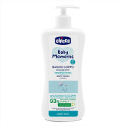 Šampón na telo s dávkovačom Baby Moments Protection 93% prírodných zložiek 500 ml Chicco