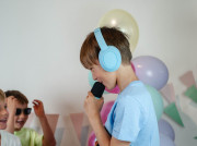 Bezdrôtové detské slúchadlá s aktívnym potlačením hluku Blue Lalarma