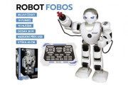 Robot RC FOBOS interaktívny chodiaci česky hovoriaci na batérie s USB 40 cm