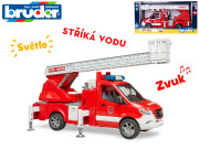 Bruder hasičské auto MB Sprinter s rebríkom striekajúcej vodu so svetlom a zvukom
