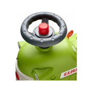 Odstrkovadlo traktor Claas svetlo zelený s volantom