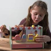 Playful Wood drevený zmrzlinový stánok 12 ks