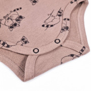 Body tričko šmyk TLAČ Outlast® Oriešková medvedíky čistotné