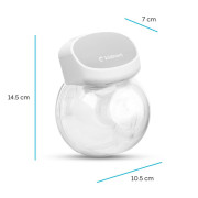 Odsávačka materského mlieka Gledelig biela Kidnort