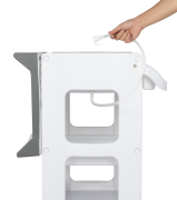 Prebaľovací pult s vaničkou Rosie Mineral Grey