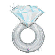 Platinum Zásnubný prsteň 38"/96 cm fóliový balónik nafukovací