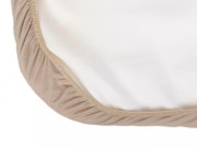 2v1 Béžové prestieradlo a chránič matraca 90x200cm