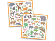 Samolepky Africké zvieratá Djeco