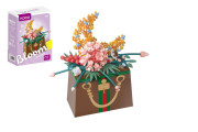 Stavebnica mini Kvetina v kabelke 245 ks Koco