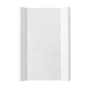 Podložka prebaľovacia 2-hranná s pevnou doskou 50 x 80 cm Comfort Caro biela Ceba