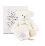 Darčeková sada Plyšový medvedík s dečkou 30 cm béžový Doudou