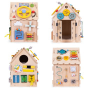 Montessori drevený domček XXL, 30 aktivít