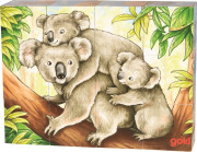 Puzzle - Kocky zvieratá Austrália, 12 ks