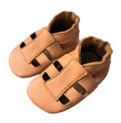 Kožené capáčky sandálky Barefoot Vel. M (6-12 mes.) Hopi Hop