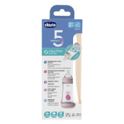 Fľaša dojčenská Perfect 5 silikón 240 ml Chicco