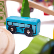 Drevená vláčikodráha horská cesta 112 dielov Bigjigs Rail