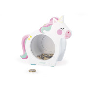 Drevená pokladnička Jednorožec Janod