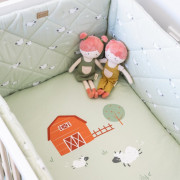 2-dielny bavlnený set do postieľky 0 m+ bonjourbébé