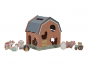 Domček s vkladacími tvarmi drevený Farma Little Dutch
