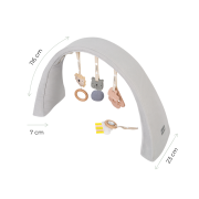 Nastaviteľná hrazdička s hračkami a bielym šumom 2 v 1 Sleepee