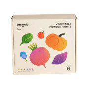 Prstové prírodné farby v prášku 6 ks