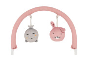 Vibračné lehátko s melódiami Glossy MoMi