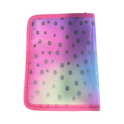 Jednoposchodový peračník, ružová, Srdce a labky 50 pixelov Pixie Crew