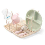 Stojan na sušenie dojčenských fliaš a cumlíkov béžový BabyOno