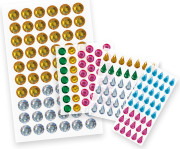 My arts&crafts Kreatívna sada Štrasové kamienky a nálepky Zvieratká Janod