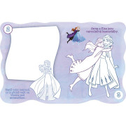 Najkrajšie vianočné omaľovánky so samolepkami Ľadové kráľovstvo