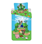 Obliečky Minecraft Outdoor Mobs 140 x 200, 70 x 90 cm Jerry Fabrics