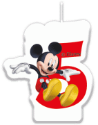 Sviečka Disney Mickey č. 5