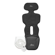 Chladiaca podložka do kočíka s vetraním a Hepa filtrom Flo Black Mima