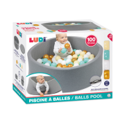 Hracia ohrádka s loptičkami textilné Ľudí